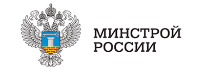 Логотип Минстрой России